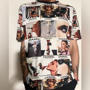 Men’s Chanel Custom Print T-Shirt